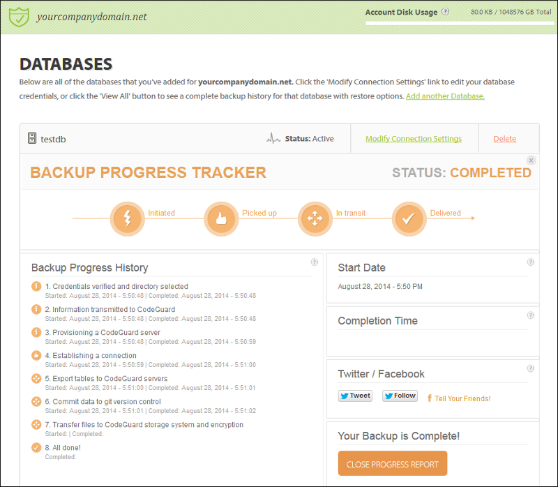 Add databse